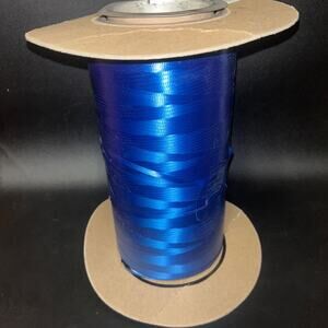 3/16" 15,000 Yards * USED Royal Blue Curling Ribbon - 25% Full Berwick